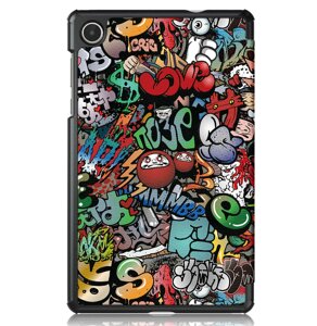 Чохол Primolux Slim для планшета Lenovo Tab M8 (4rd Gen) TB-300 - Graffiti