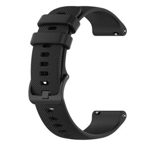 Силіконовий ремінець Primolux для смарт-годинника Garmin Vivoactive 4S - Black