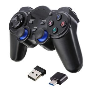 Бездротовий геймпад джойстик Primo Game для Android TV Box, Smart TV, планшета + перехідник Type-C - USB