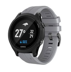 Силіконовий ремінець Primo для годин Garmin Forerunner 935 / Forerunner 945 - Grey