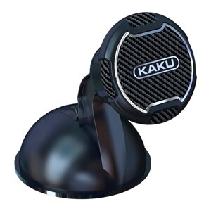 Автомобільний магнітний тримач Kaku KSC-424C для телефону на присоску - Black