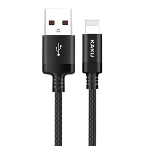 USB кабель Kaku KSC-283 USB - Lightning 1m - Black в Запорізькій області от компании Интернет-магазин "FotoUSB"