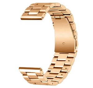 Металевий ремінець Primo для годин Samsung Galaxy Watch 3 45mm (SM-R840) - Rose Gold
