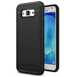 Чохол PRIMO Carbon Fiber Series для Samsung J7 2015 (SM-J700) - Black