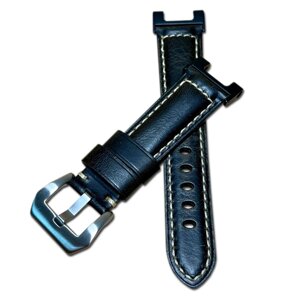 Шкіряний ремінець Primolux F001 Steel buckle для годинника Xiaomi Amazfit T-Rex (A1918) / T-Rex Pro (A2013) - Black в Запорізькій області от компании Интернет-магазин "FotoUSB"