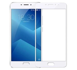 Full Glue захисне скло для Meizu M5 Note - White