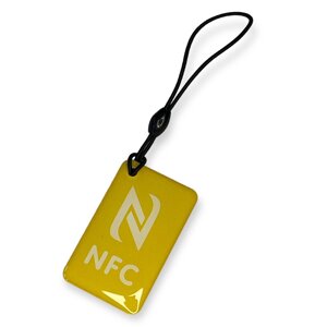 NFC мітка брелок Primo NTAG213 - Yellow