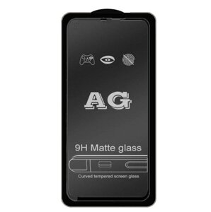 Захисне скло Full Glue Matte для телефону Samsung Galaxy A60 2019 (SM-A606) - Black в Запорізькій області от компании Интернет-магазин "FotoUSB"