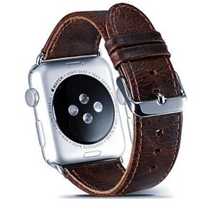 Шкіряний ремінець Primo для Apple Watch 38mm / 40mm / 41mm - Dark Brown