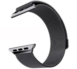 Ремінець міланський сітчастий Primo Solid для Apple Watch 42 / 44 / 45 / S10-46mm - Black