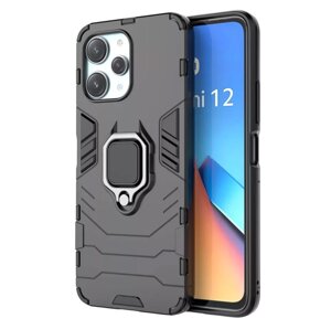 Чохол бампер Primolux Ring Armor для Xiaomi Redmi 12 / Xiaomi Redmi Note 12R / Poco M6 Pro 5G - Black