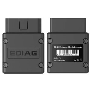 Діагностичний автомобільний сканер Ediag P-02 ELM327 OBDII (Wi-Fi version)