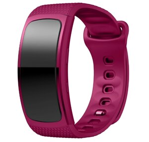 Силіконовий ремінець Primo для фітнес браслета Samsung Gear Fit 2 / Fit 2 Pro (SM-R360 / R365) - Purple L