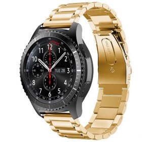 Металевий ремінець Primo для годин Samsung Gear S3 Classic SMR770 / Frontier RM760 Gold