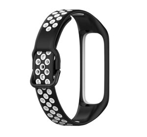 Силіконовий ремінець Primo Perfor Sport для фітнес-браслета Samsung Galaxy Fit 2 (SM-R220) - Black & White