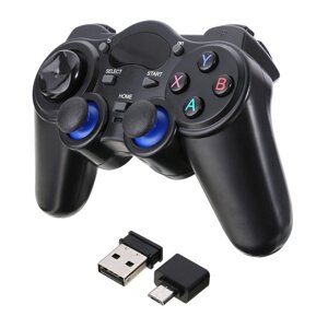 Бездротовий геймпад джойстик Primo Game для Android TV Box, Smart TV, планшета + перехідник microUSB-USB
