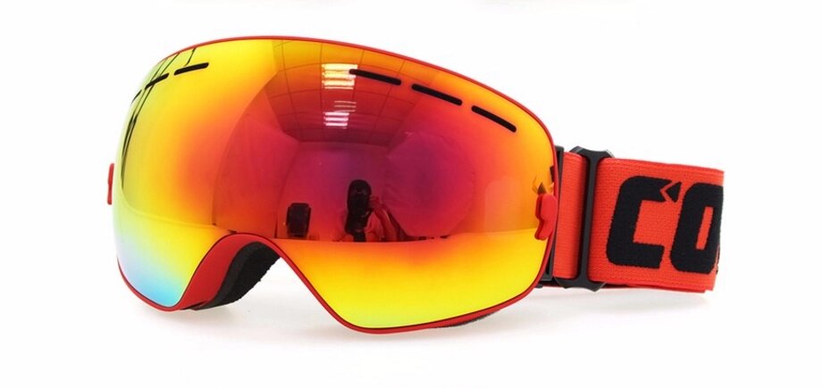 Гірськолижна маска Copozz GOG-201 Orange / Mirror Orange - вибрати