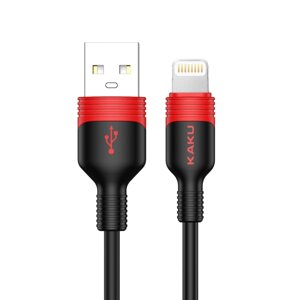 USB кабель Kaku KSC-319 USB - Lightning 1m - Black в Запорізькій області от компании Интернет-магазин "FotoUSB"