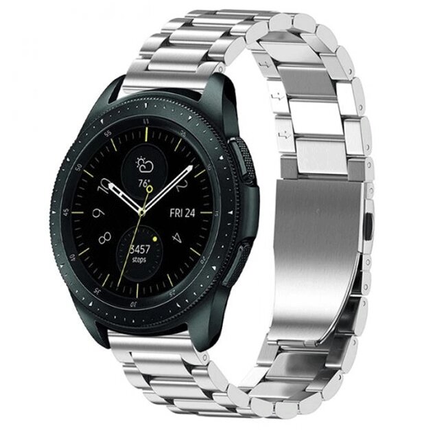 Металевий ремінець Primo для годин Samsung Galaxy Watch 42mm (SMR810) - Silver - вибрати