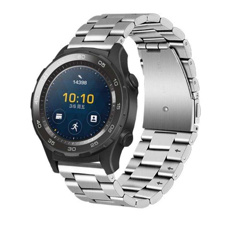 Металевий ремінець Primo для годин Huawei Watch 2 - Silver - вартість
