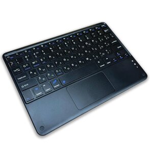 Бездротова клавіатура Primo KB01 Bluetooth з тачпадом - Black в Запорізькій області от компании Интернет-магазин "FotoUSB"