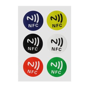 NFC метки Primo NTAG 213 наклейки 6 штук