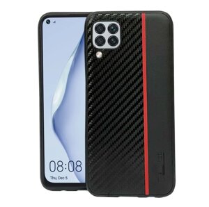 Чохол накладка Primolux Cenmaso для телефону Huawei P40 Lite - Black & Red