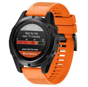 Силіконовий ремінець Primo для годинника Garmin Fenix 3 / 3HR / Fenix 5X / Fenix 6X Orange
