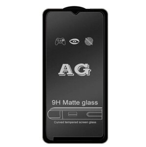 Захисне скло Full Glue Matte для телефону Samsung Galaxy A20 2019 (SM-A205) - Black