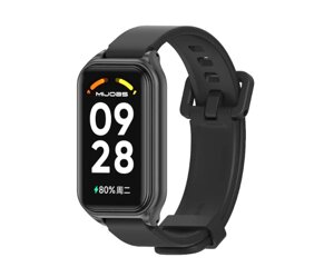 Силіконовий ремінець Primo Mijobs Classic для фітнес браслета Xiaomi Redmi Smart Band 2 - Black