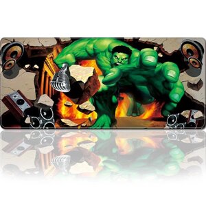 Геймерский коврик, игровая поверхность Primo Hulk Singer 40х90см