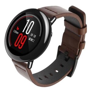 Шкіряний ремінець Primo Classic для годинника Xiaomi Huami Amazfit Sport - Coffee