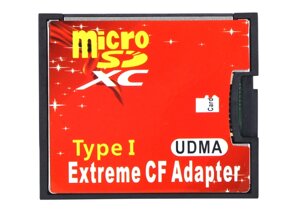 Адаптер перехідник Primo TSR059 з microSD на Compact Flash CF Type I