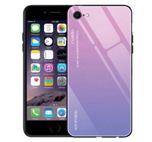 Чохол бампер Primolux Gradient Glass для Apple iPhone 6 / 6s - Pink