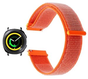 Нейлоновий ремінець Primo для годинника Samsung Gear Sport SMR600 Orange