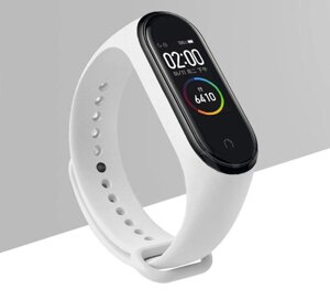 Силіконовий ремінець Primo для фітнес-браслета Xiaomi Mi Band 4 - White