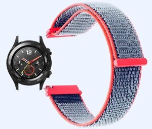 Нейлоновий ремінець Primo для годинника Huawei Watch 2 Neon Red