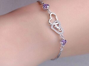 Жіночий браслет PRIMO "Love" - Purple в Запорізькій області от компании Интернет-магазин "FotoUSB"