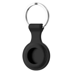 Силіконовий чохол брелок Primo SS2 для мітки трекера Apple AirTag - Black