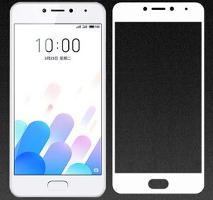 Full Cover захисне скло для Meizu M5c - White