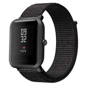 Нейлоновий ремінець Primolux для годинника Xiaomi Amazfit Bip / Amazfit Bip GTS / Amazfit Bip Lite - Black