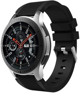 Силіконовий ремінець Primo Line для годинника Samsung Gear S3 Classic SM-R770 / Frontier RM-760 - Black