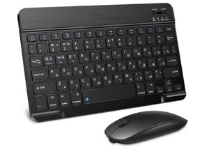 Бездротовий комплект Primo NB01 Bluetooth клавіатура і мишка - Black