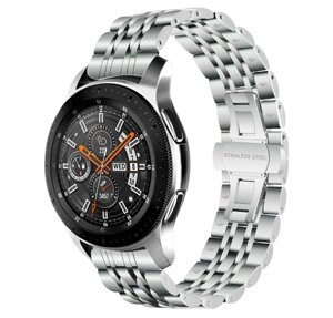 Металевий ремінець Primo Steel Link для годинника Samsung Galaxy Watch 46mm (R800) - Silver