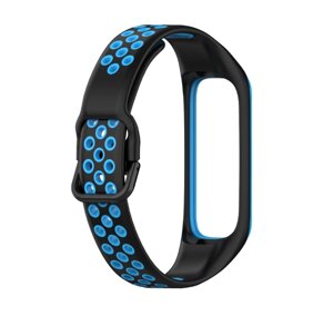 Силіконовий ремінець Primo Perfor Sport для фітнес-браслета Samsung Galaxy Fit 2 (SM-R220) - Black & Blue