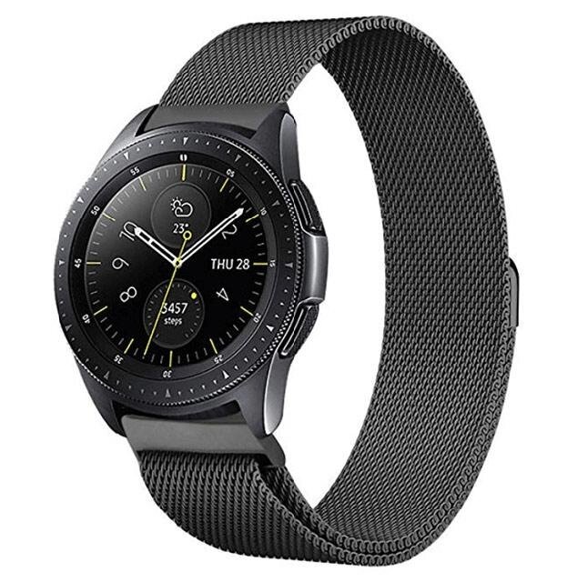Міланський сітчастий ремінець Primo для годинника Samsung Galaxy Watch 42 mm (SMR810) Black - фото