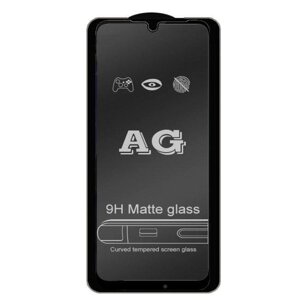 Захисне скло Full Glue Matte для телефону Xiaomi Redmi Note 7 / Note 7S - Black