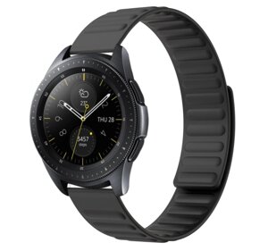 Силіконовий магнітний ремінець Primolux Magnet для годинника Samsung Galaxy Watch 42 mm SM-R810 - Black