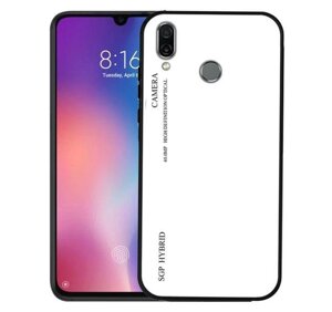 Чохол бампер Primolux Gradient Glass для Huawei P Smart 2019 / Honor 10 Lite - White