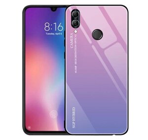 Чохол бампер Primolux Gradient Glass для Huawei P Smart 2019 / Honor 10 Lite - Pink